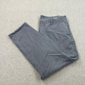 Bonobos Gray Chino Pants Straight Leg Casual Everyday Size 34x27 Gray Flat Front